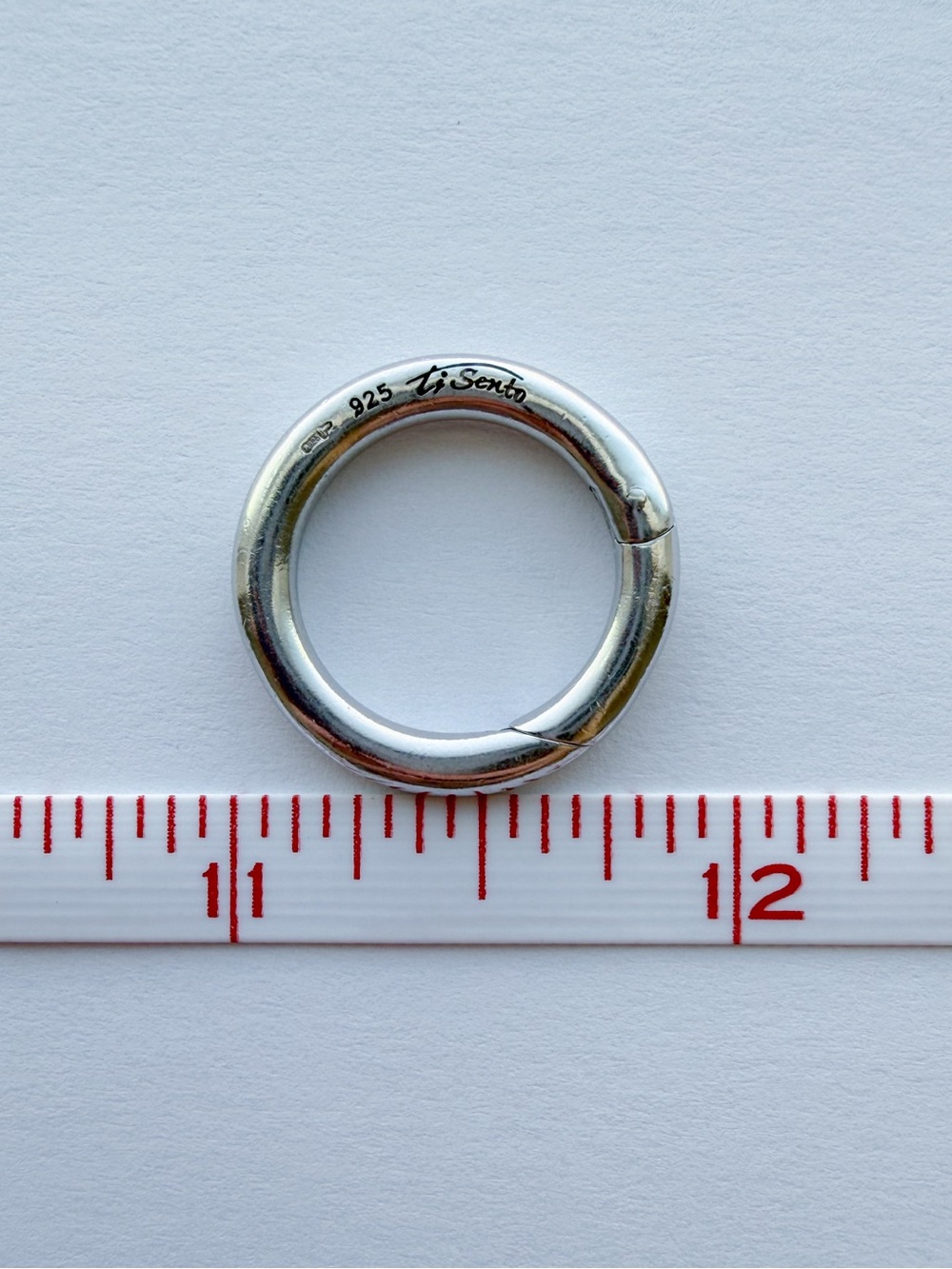 925 Sterling Silver Ti Sento Circle Connector